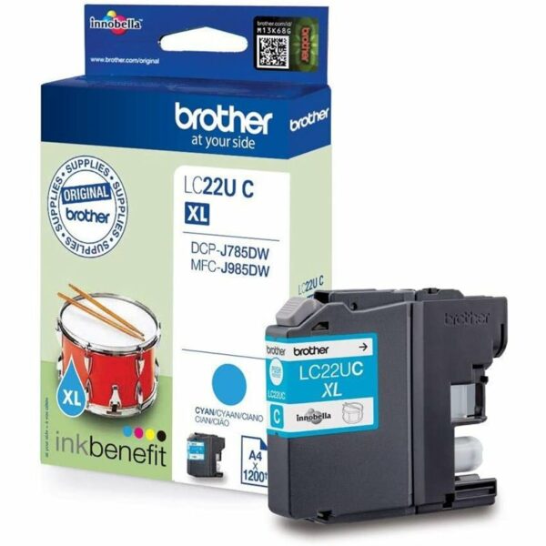 BROTHER – LC22UC  JE CYAN- 1200 P