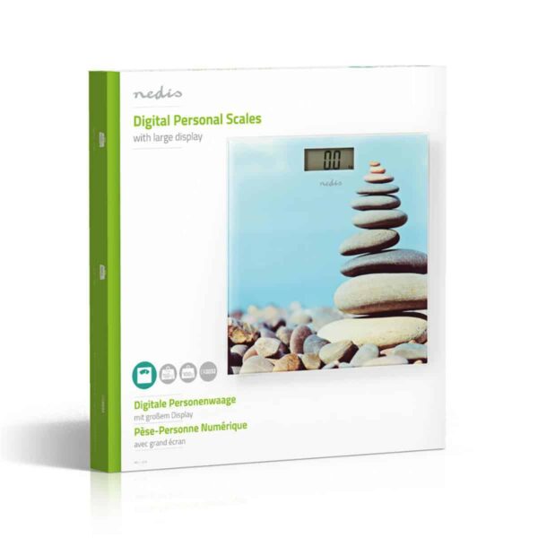 PESE PERSONNE VERRE GALET NEDIS  PESC112DVA