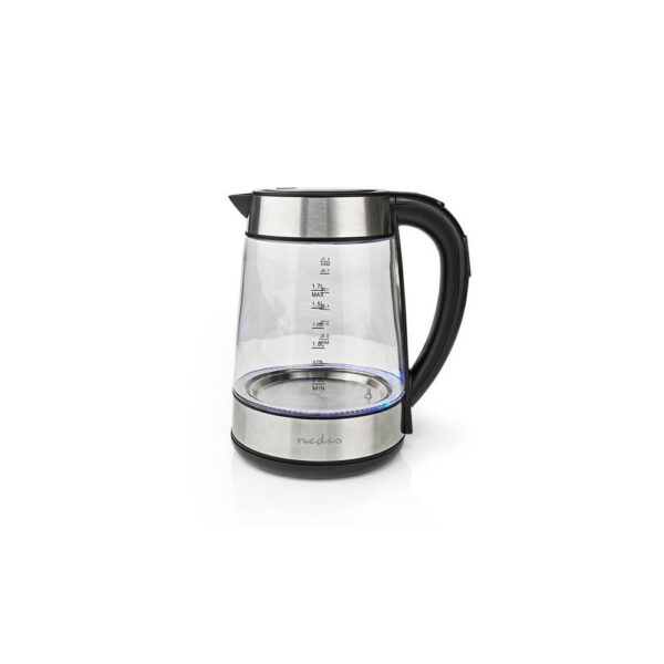 BOUILLOIRE TRANSPARENT  NEDIS KAWK320EGS  ROTATIF 360°