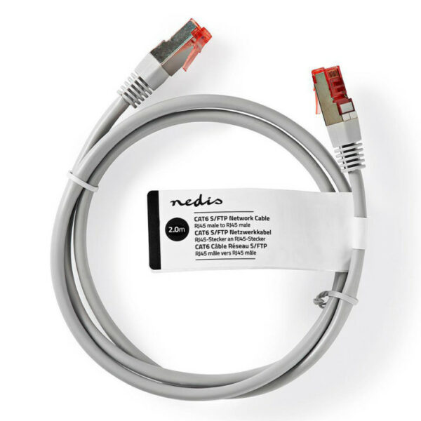 CABLE NEDIS VRAC  RJ45 S/FTP CAT6 GRIS 2M CCGT85221GY20