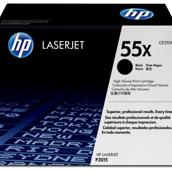 HP 55X – TONER LASER NOIR – 12 500 P