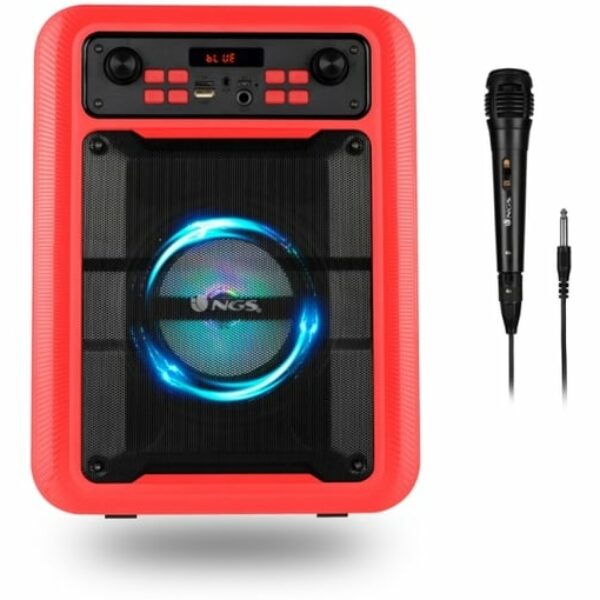 ENCEINTE NGS ROLLERLINGORED 20W LINGO ROUGE + MICRO