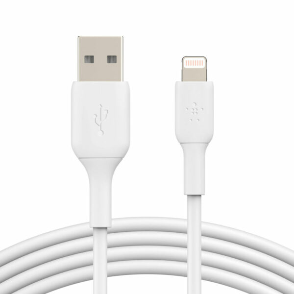CABLE LIGHTNING/USB 1M BLANC BELKIN