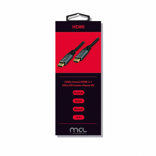 CABLE TRESSE HDMI 2.1 M/M 8K 60Hz  2m