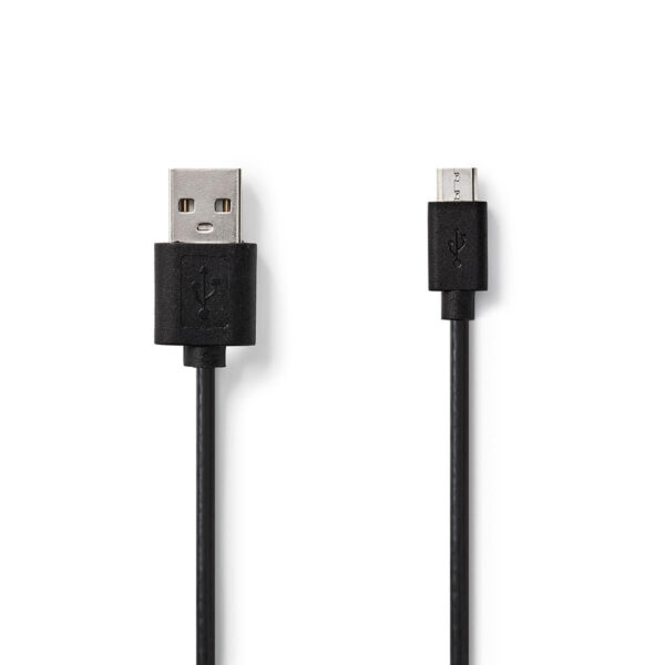 CABLE NEDIS USB 2.0  USB-A MALE / USB MICRO-B MALE 2M