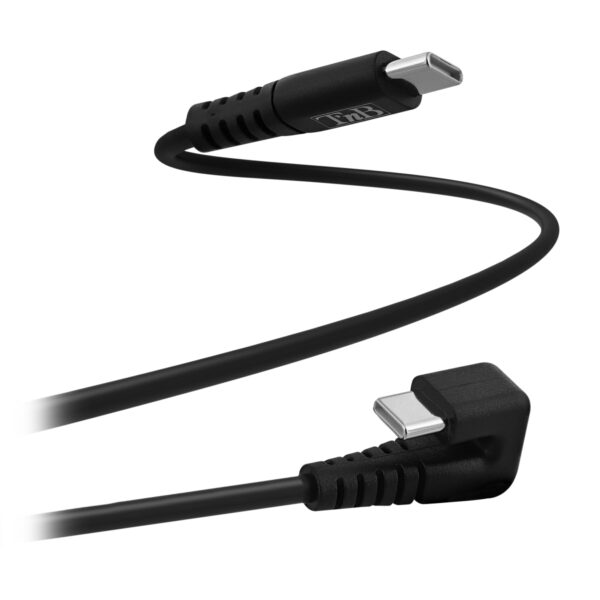 CABLE USB-C / USB-C  COUDÉ 180° GAMING TCUSBCG2BK