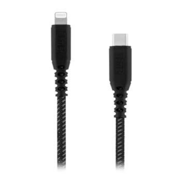 CABLE USB-C/LIGHTNING 1.50M – NOIR/GRIS XCBLTC150