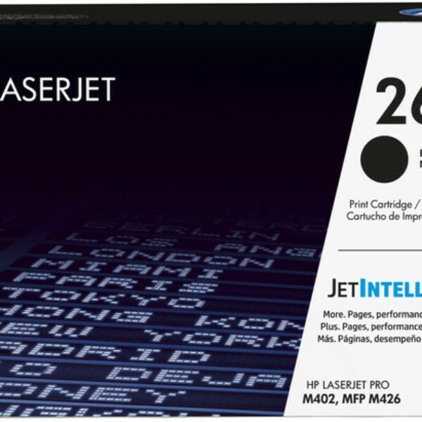 HP 26A – TONER NOIR – 3 100 P