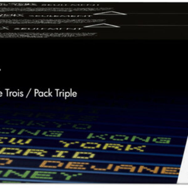 HP 125A – PACK DE 3 TONERS COULEURS 1XC+1XY+1XM (CB541-42-43)