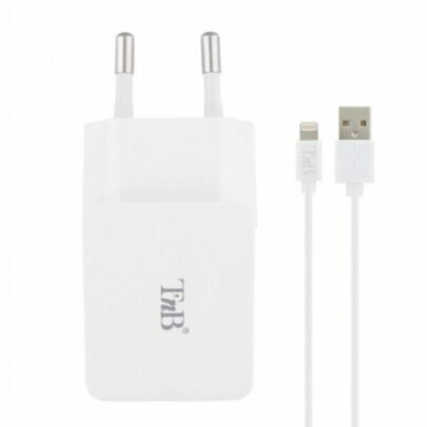 CHARGEUR SECT LIGHTNING BLANC 1A IPHONE5 CHLIGHT1 TNB