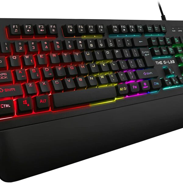 CLAVIER GAMING GLAB KEYZ-PALLADIUM/FR