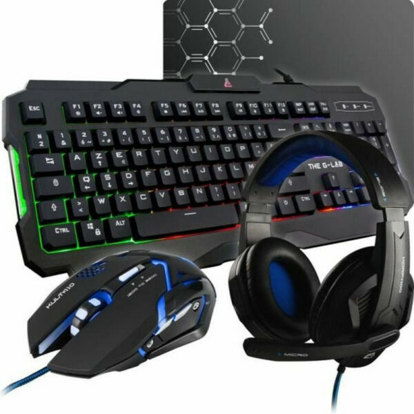 CLAVIER+SOURIS+CASQUE ARGON GLAB