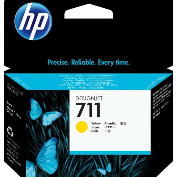 HP 711 – JE JAUNE – 29 ML