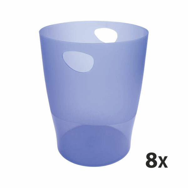 CORBEILLE A/P 15L BLEU GLACE