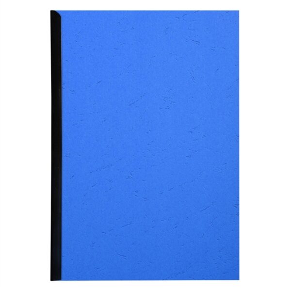 COUVERTURE GRAIN CUIR A4 BLEU 250G X100