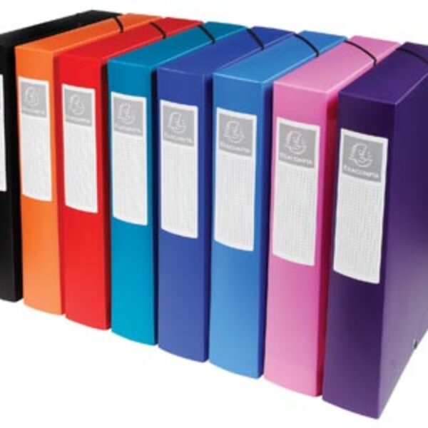 BTE DE CLASSEMENT BOX D/60 PVC ASSORTIES – 5980E