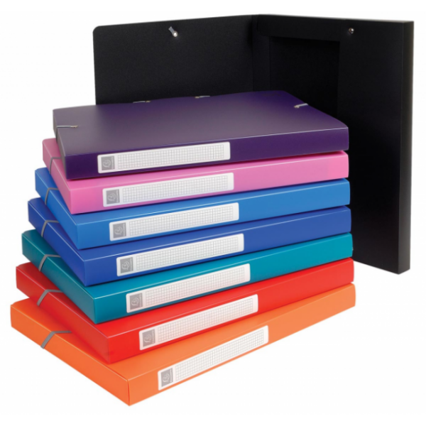 BTE DE CLASSEMENT BOX D/25 ASSORTIES PVC EXA