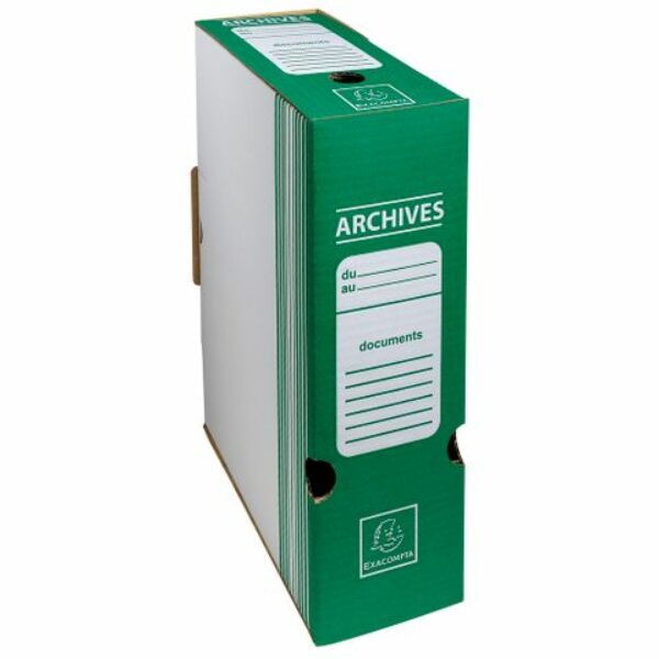 BTE ARCHIVE D/100 CARTON ONDULE VERT EXA 261003H