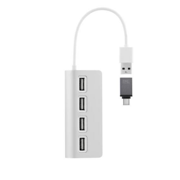 HUB USBC/USB-A VERS 4 USB-A HUBUSB4ALU TNB