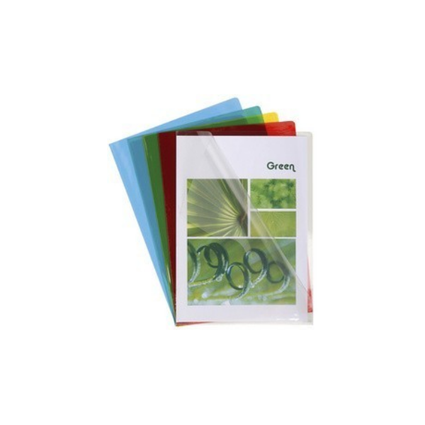 POCHETTES COINS A4 ASSORTIES PVC PQT DE 10 660500E