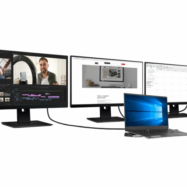 STATION D’ACCUEIL TRIPLE ECRAN 11 EN 1 TNB DSMST12C