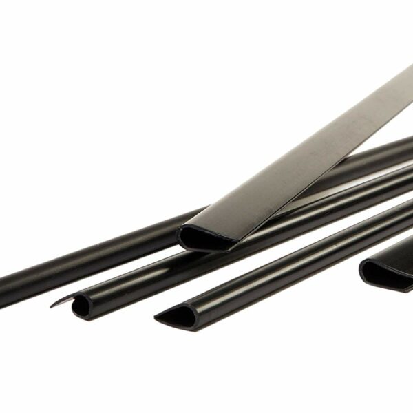 BAGUETTES A RELIER 12MM NOIR X25