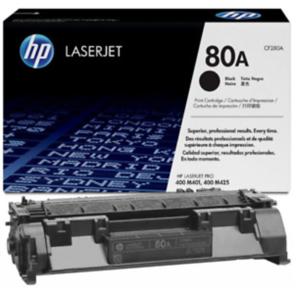 HP 80A – TONER NOIR – 2 700 P