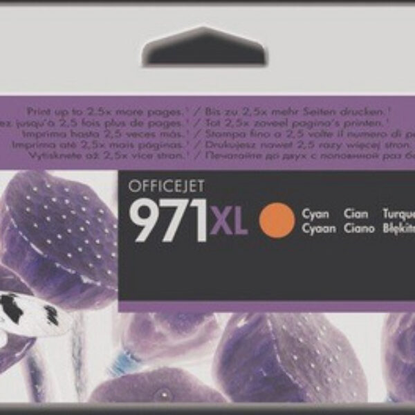 HP 971XL – JE CYAN – 6 600 P