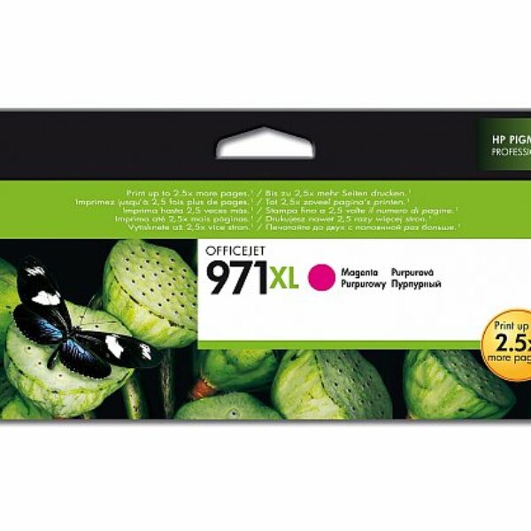 HP 971XL – JE MAGENTA – 6 600 P