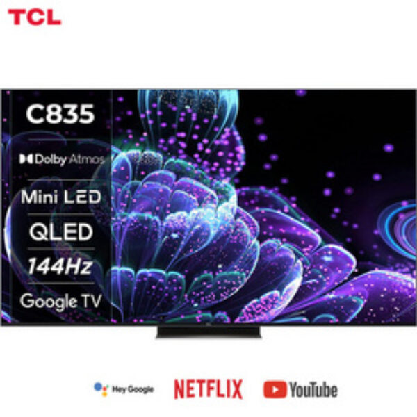 TV 55/138CM TCL 55C835 4K ANDROID miniLED 144HZ HDMI2.1