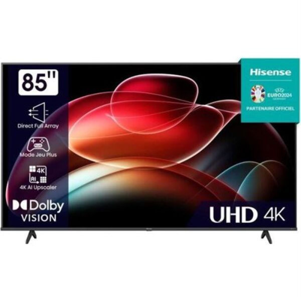 Television TV TV LED 85 HISENSE 85A6K Dolby Vision 4K UHD Smart TV 3 HDMI 2.0