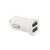 INCAR CHARGEUR TNB ALL CIGARE BLC + 2USB 2000mA ACMPCAR2A